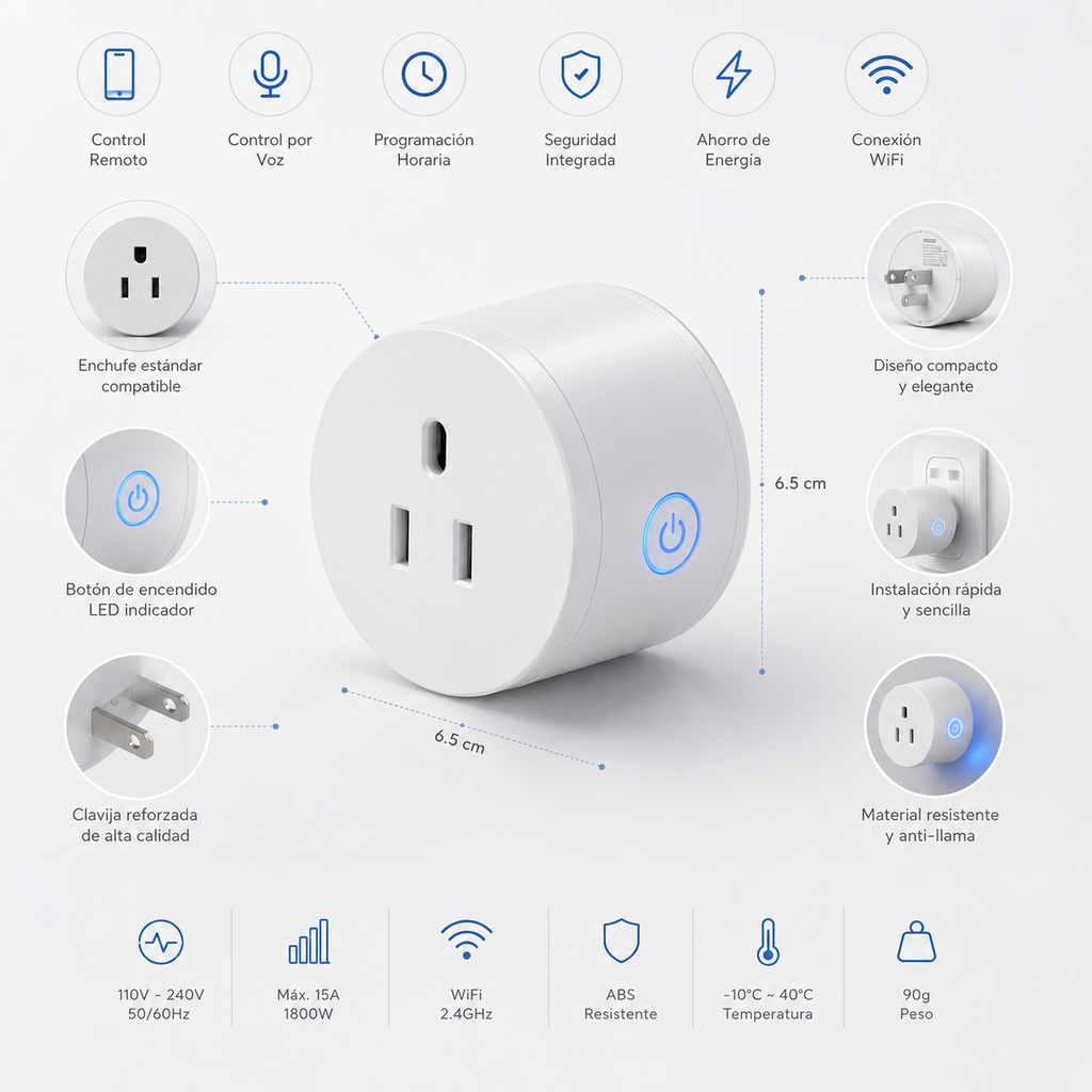 Enchufe Inteligente WiFi
