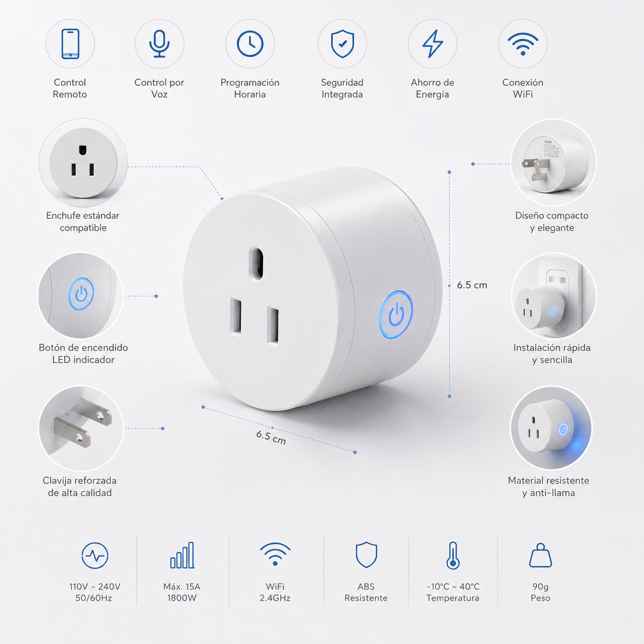 Enchufe Inteligente WiFi