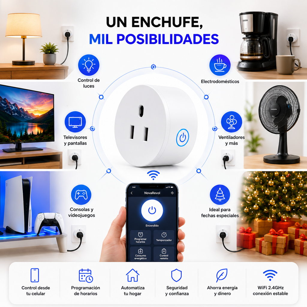 Enchufe Inteligente WiFi