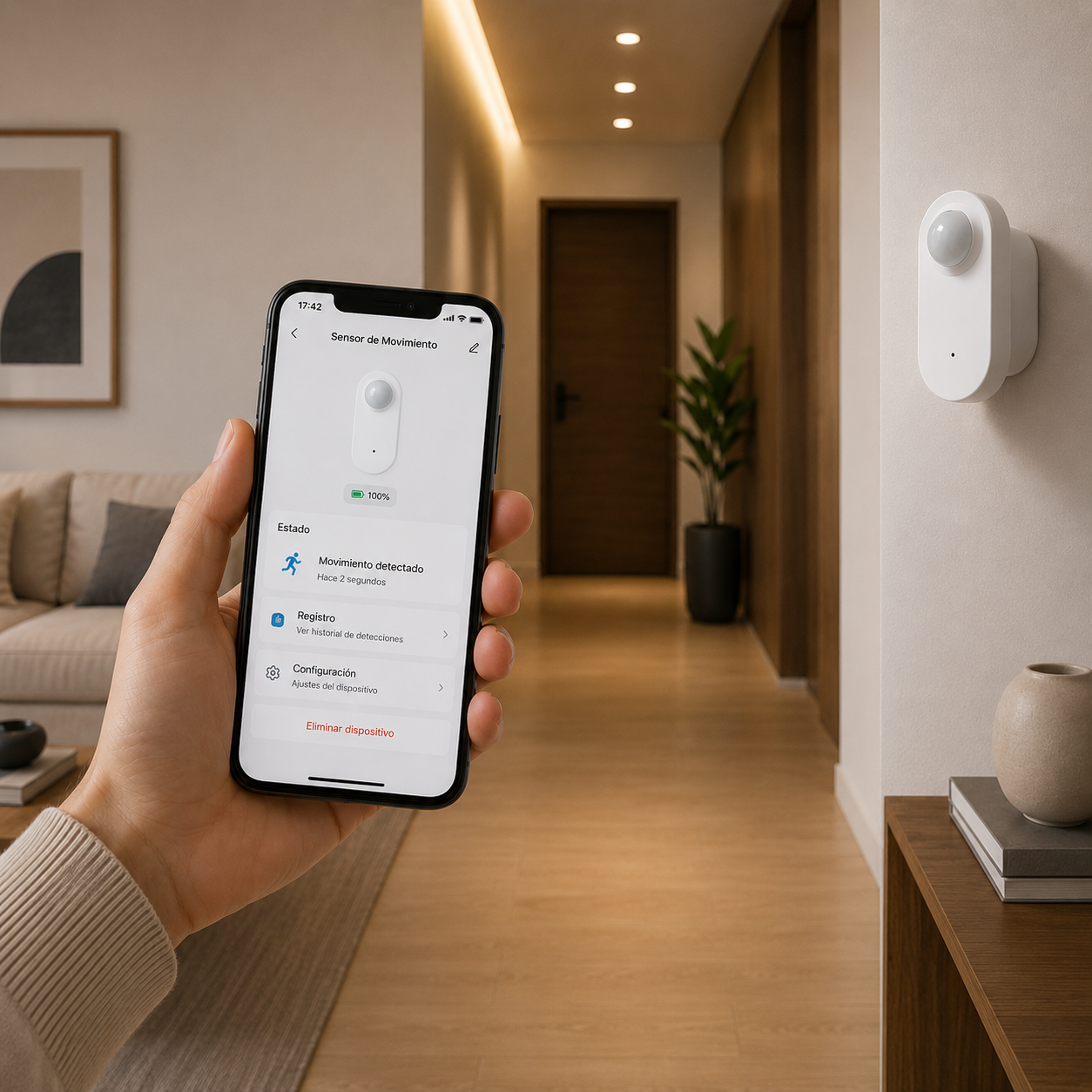 Sensor de Movimiento Inteligente WiFi