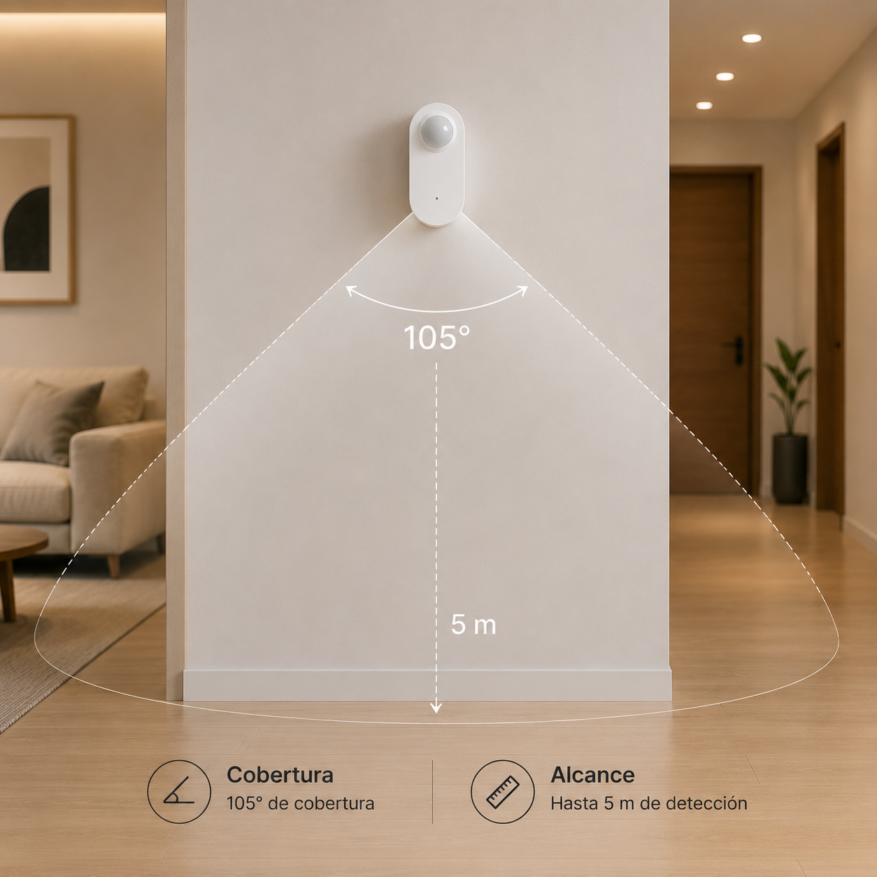 Sensor de Movimiento Inteligente WiFi